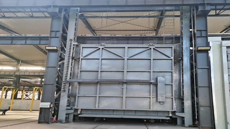 Energy saving electric heating furnace for trolley