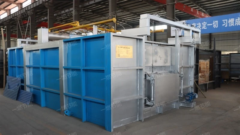 Through type tempering furnace