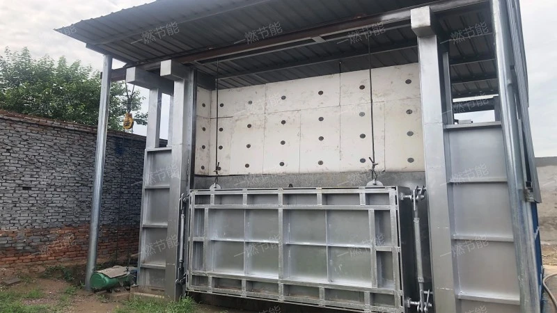 Environmentally friendly through heating furnace