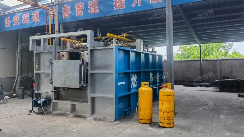 Regenerative natural gas through furnace