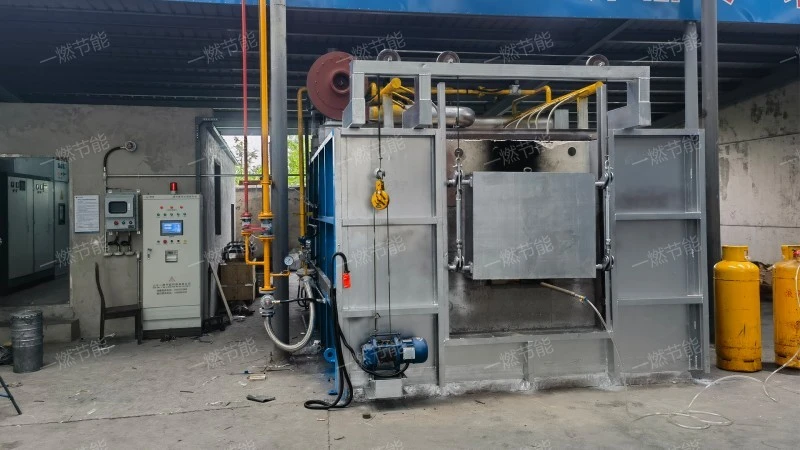 Regenerative through heating furnace