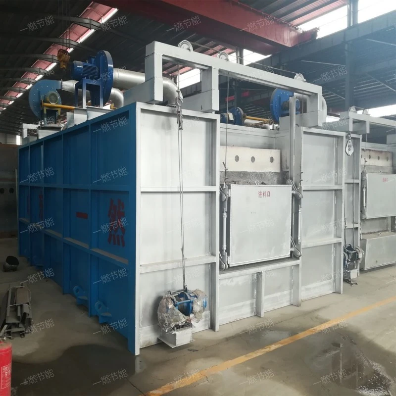 Large scale through forging furnace