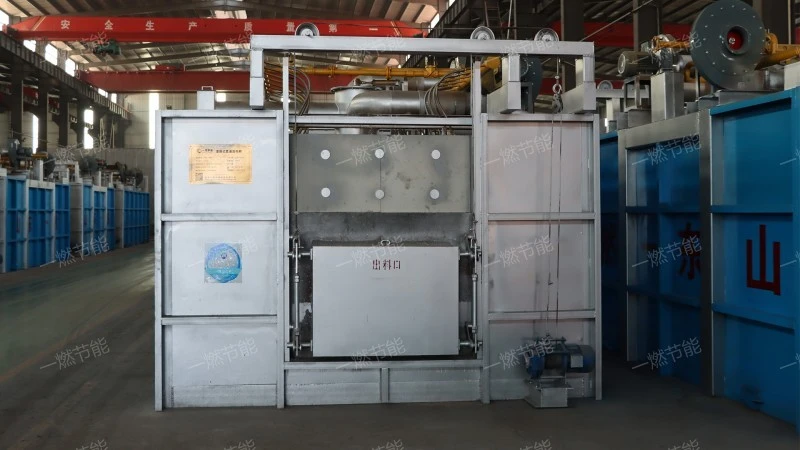 Through type forging heating furnace