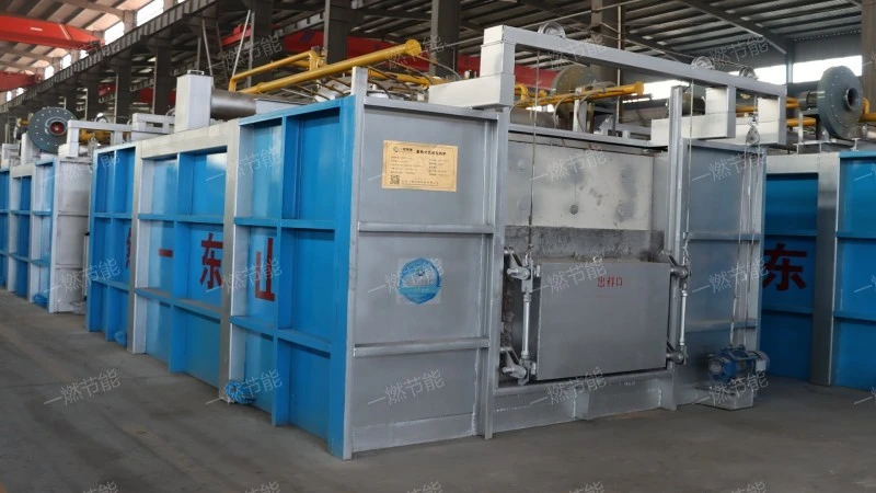 Double through quenching furnace