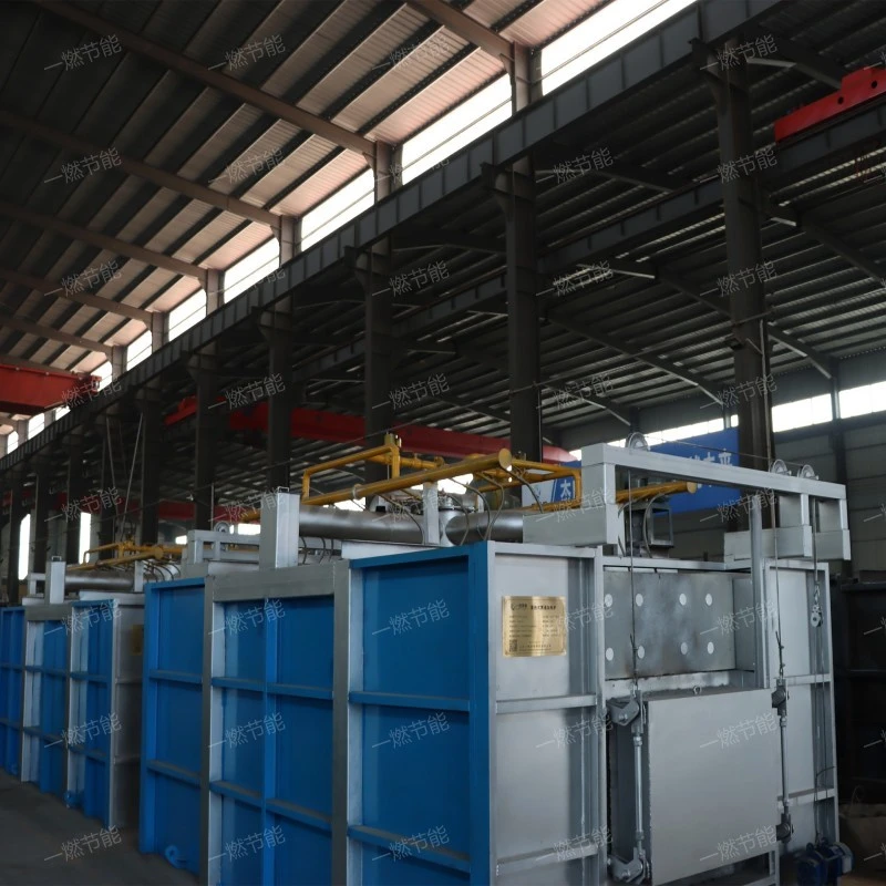 Automatic temperature control through forging heating furnace