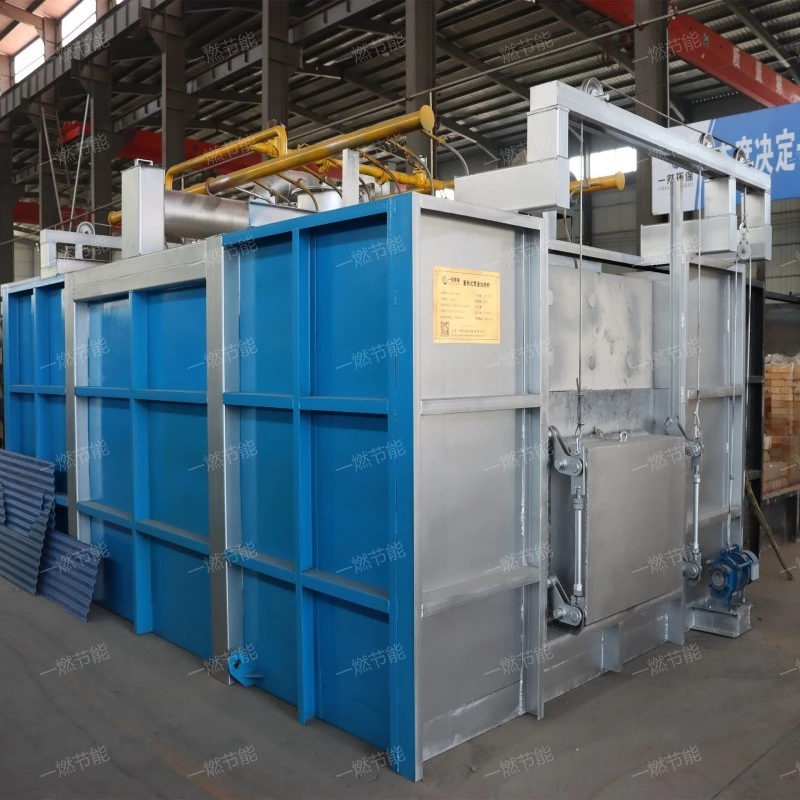 Through type forging heating furnace