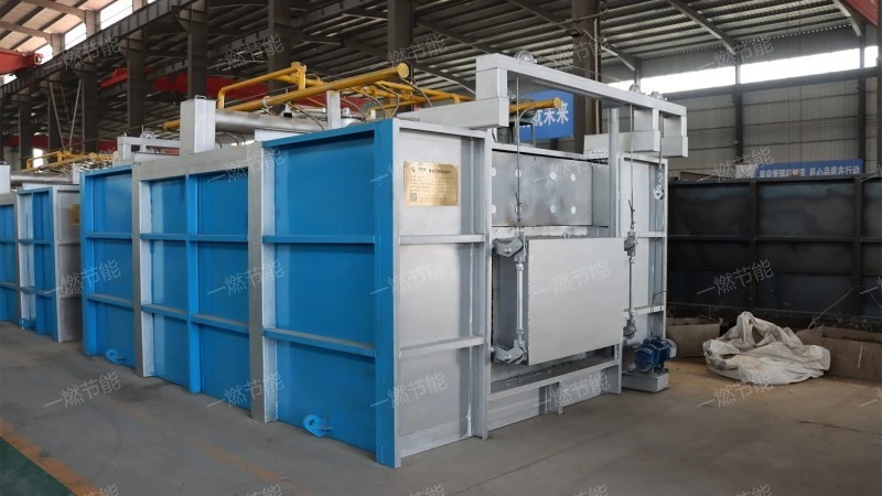 Through type forging furnace