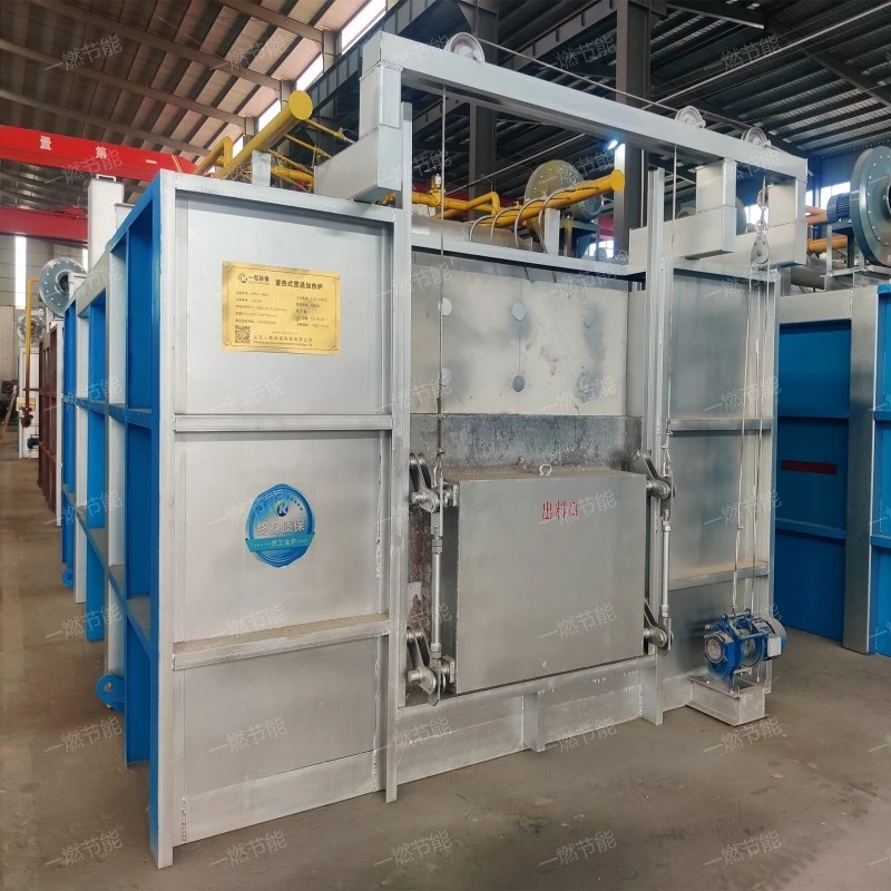 Gas storage through furnace
