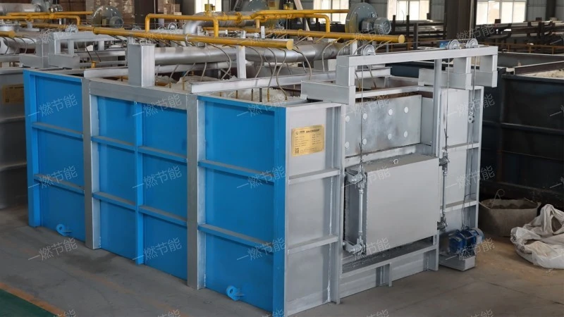 Automatic temperature control through forging heating furnace