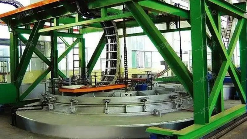 Pit type high-temperature quenching furnace