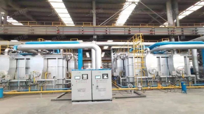 Regenerative burner chamber heating furnace