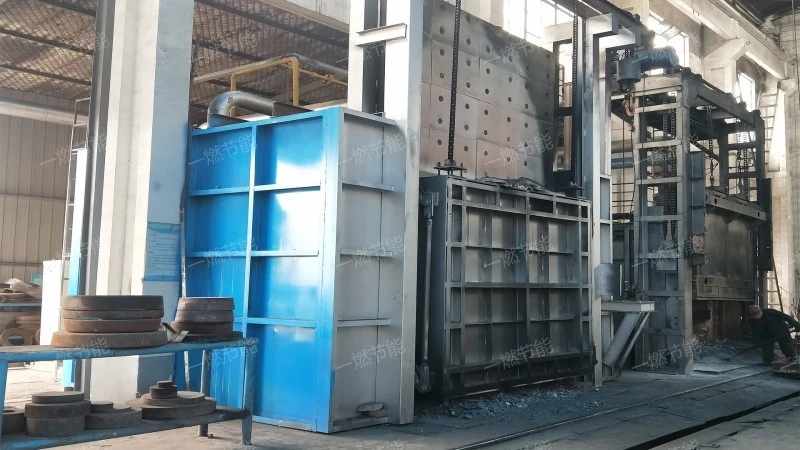 Double chamber heating furnace