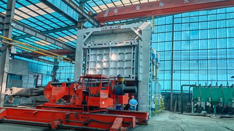 Regenerative gas tube heating furnace