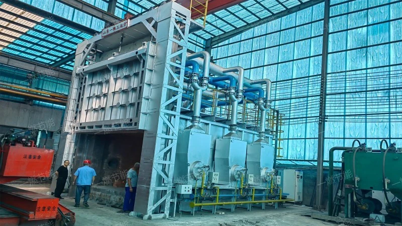 Multi tube rotary roasting furnace