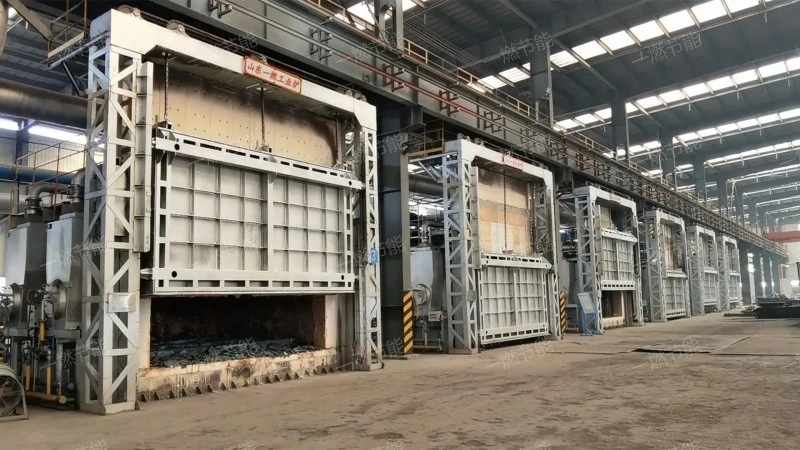Regenerative natural gas chamber furnace