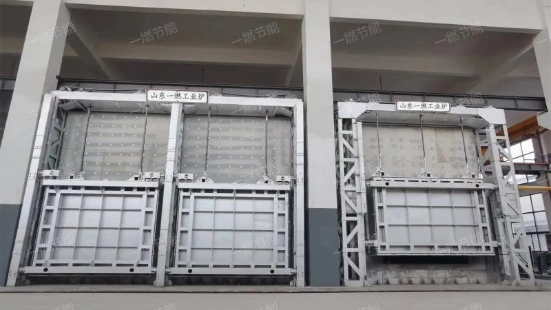 Double chamber heating furnace