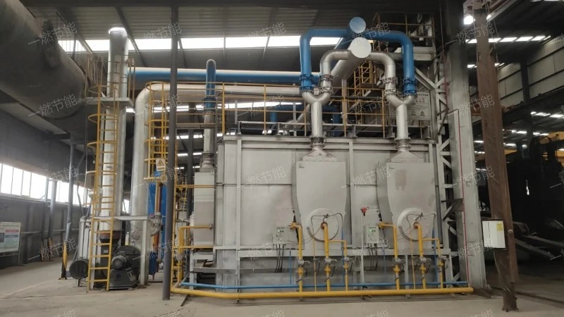 Regenerative burner chamber heating furnace