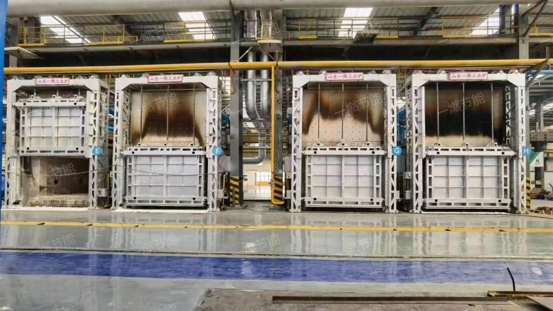 Multi tube continuous heating furnace