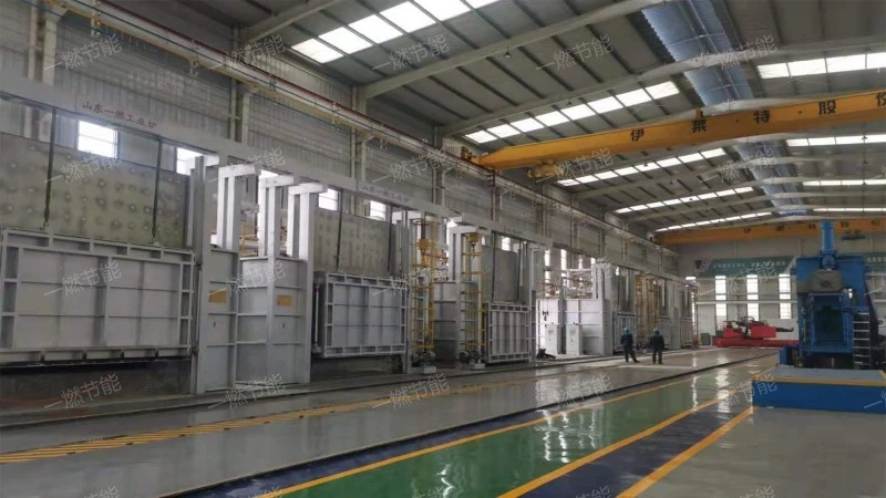 Multi tube continuous heating furnace
