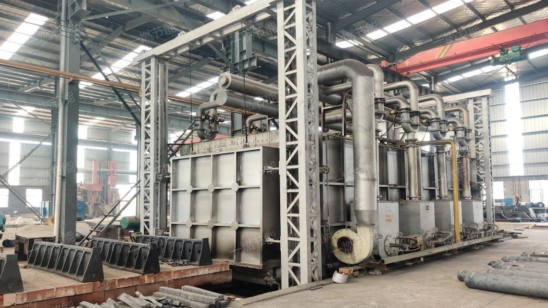 Split type quenching furnace