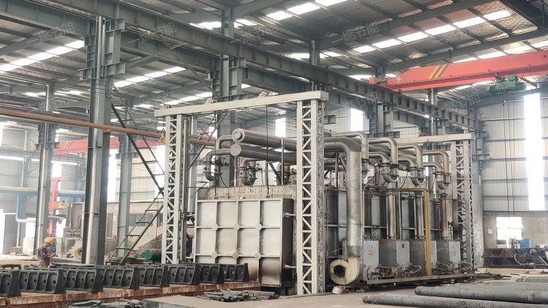 Continuous quenching heat treatment industrial furnace