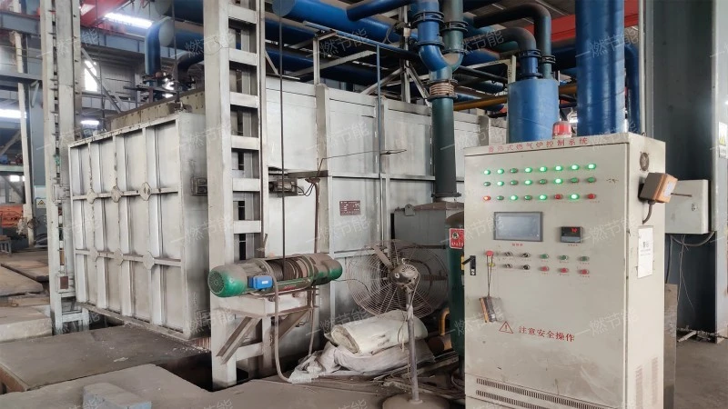 Heat treatment quenching and tempering trolley forging furnace