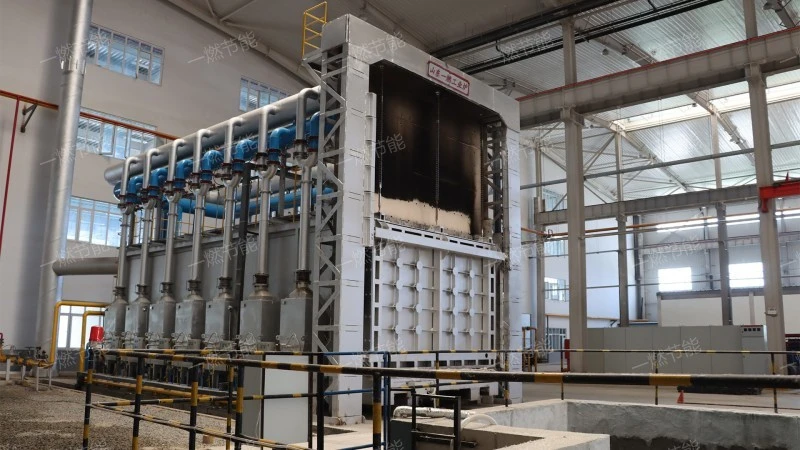 Rotary step heating furnace