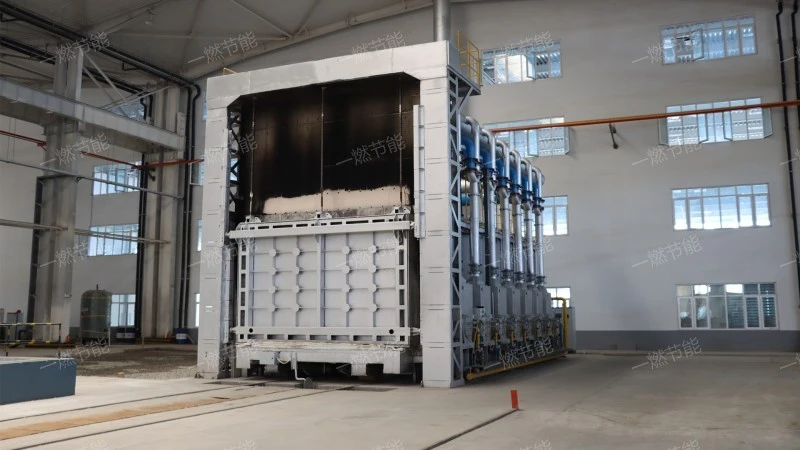 Double door annealing trolley furnace