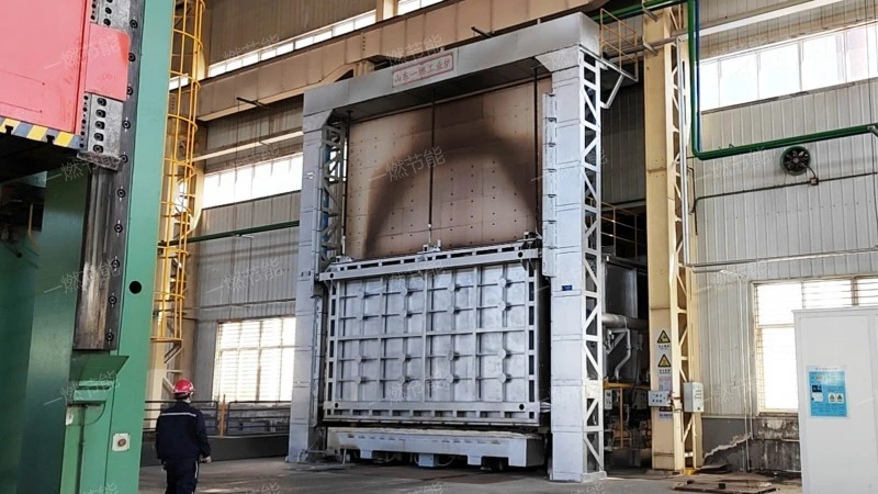 Preheating burner natural gas trolley furnace