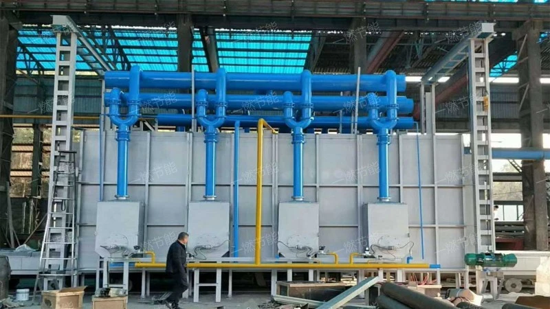 Double door annealing trolley furnace