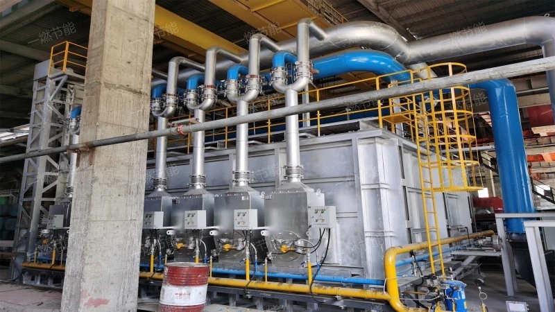 Preheating forging heating furnace