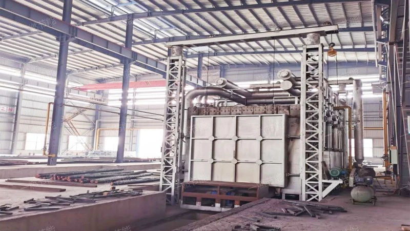 Double door annealing trolley furnace